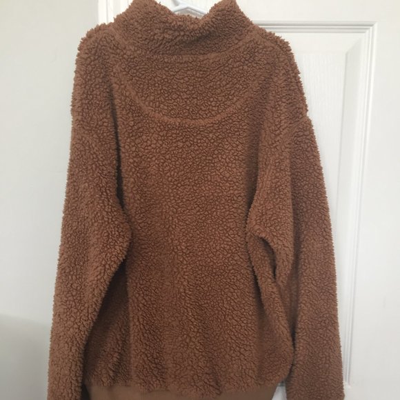 teddy bear half- zip sweatshirt - Picture 2 of 2
